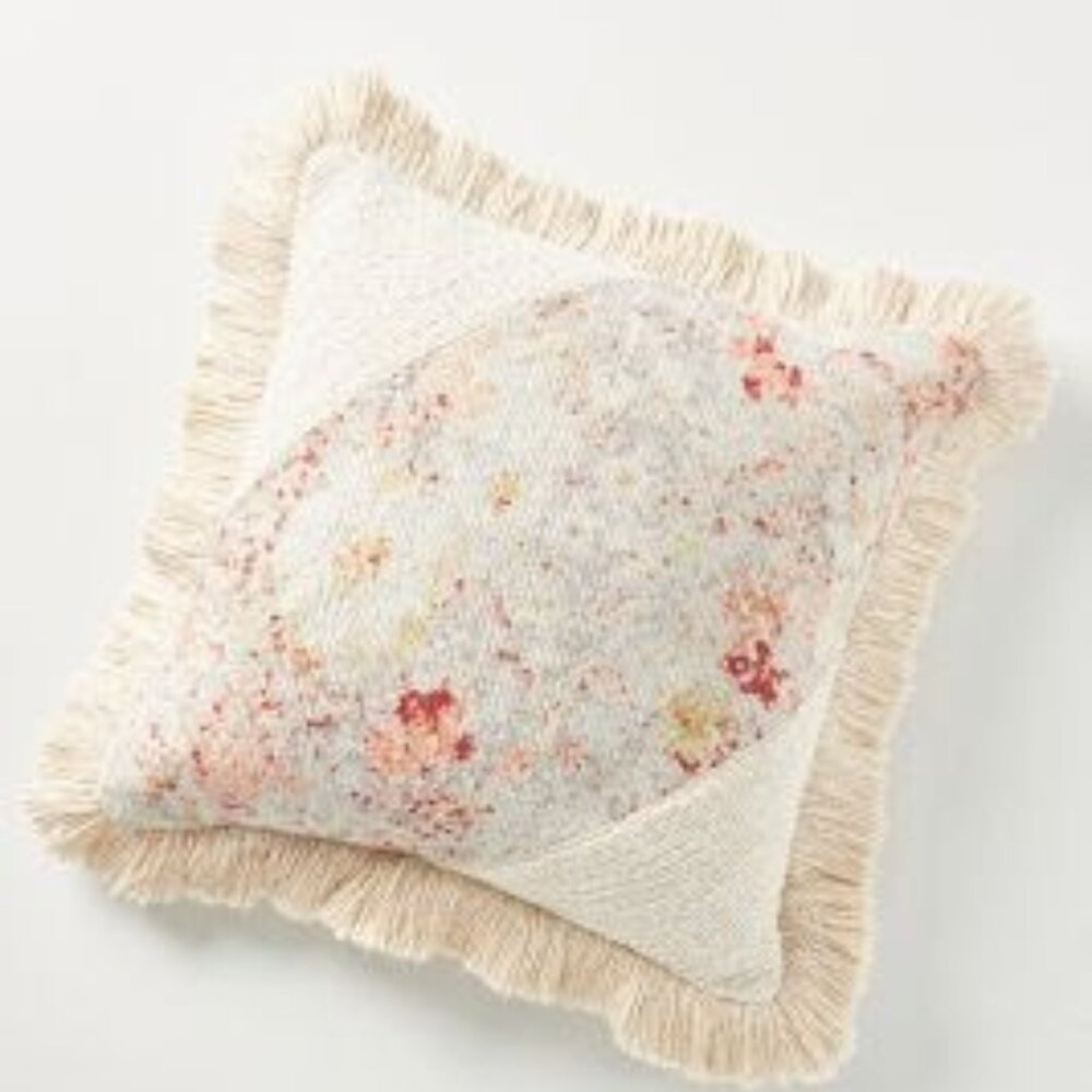 Anthropologie Home Fringed Anjali Pillow Style